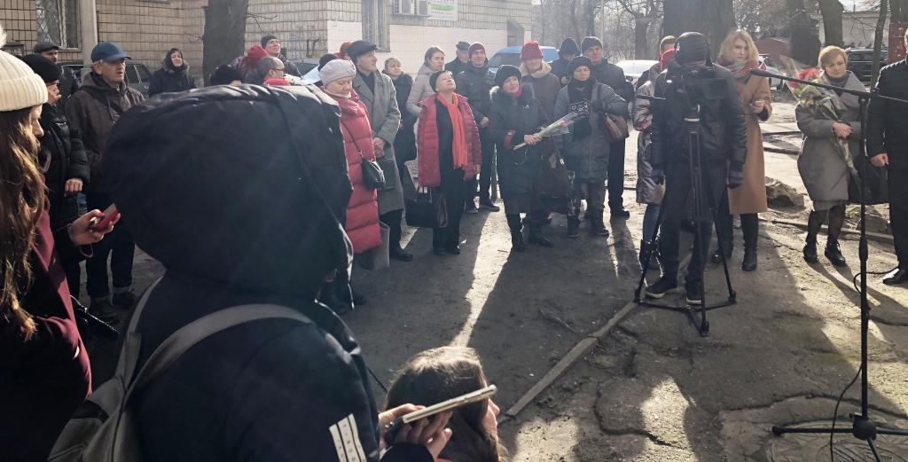Урочисте відкриття меморіальної дошки Лукашу Миколі Олексійовичу